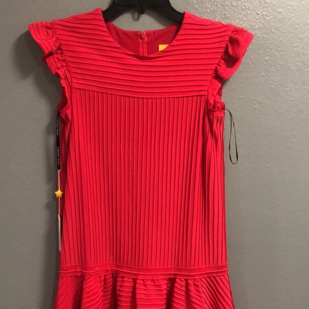 TADASHI SHOJI ELIASITA PINTUCK DRESS